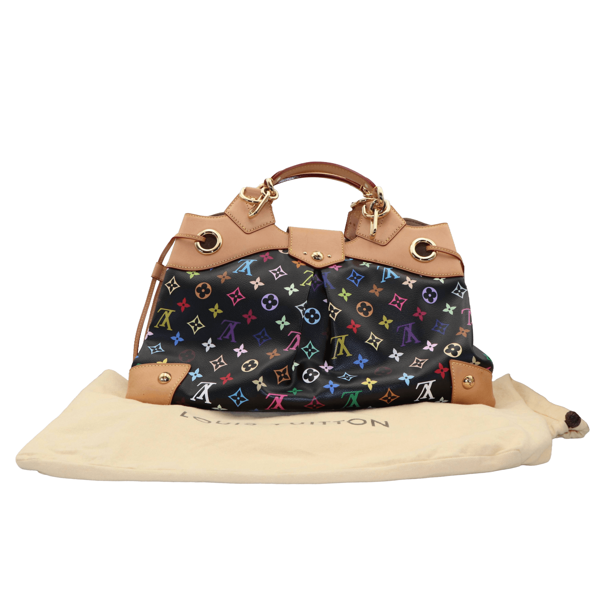 Louis-Vuitton-Ursula-Monogram-Multicolor-Preta-3-back